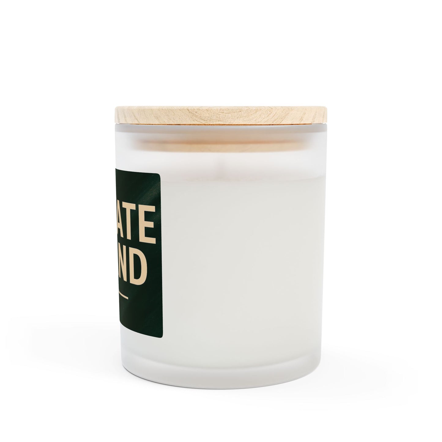 Private Island Frosted Glass Candle