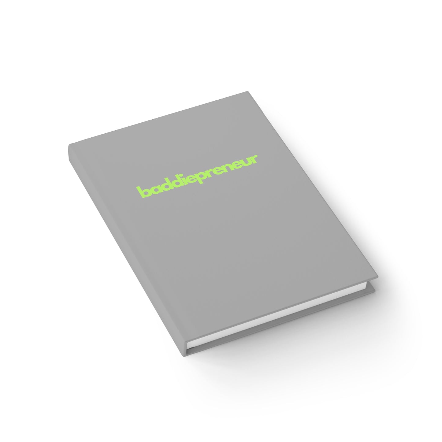 Baddiepreneur Journal - Ruled Line - Green Writing