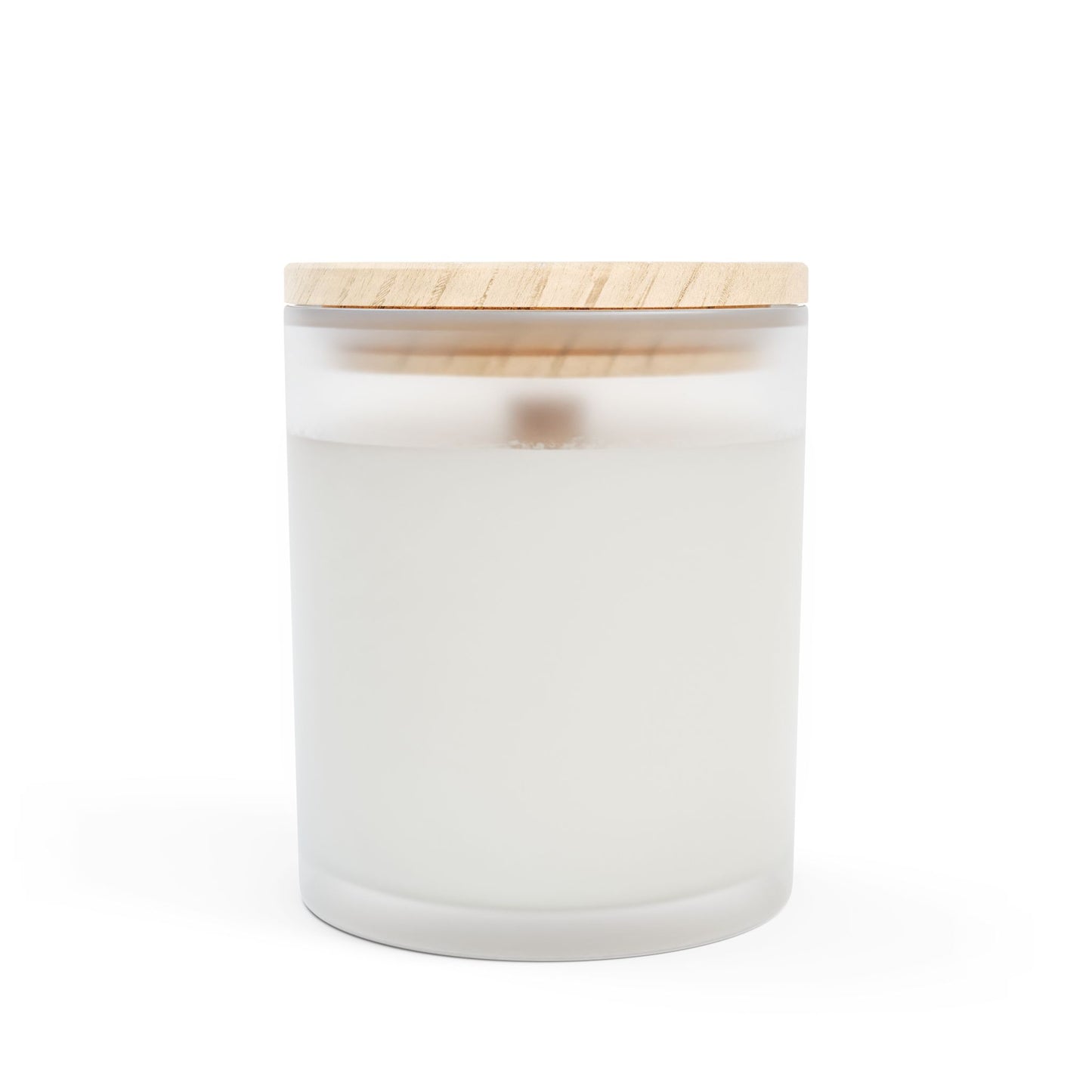 First Class Frosted Glass Candle