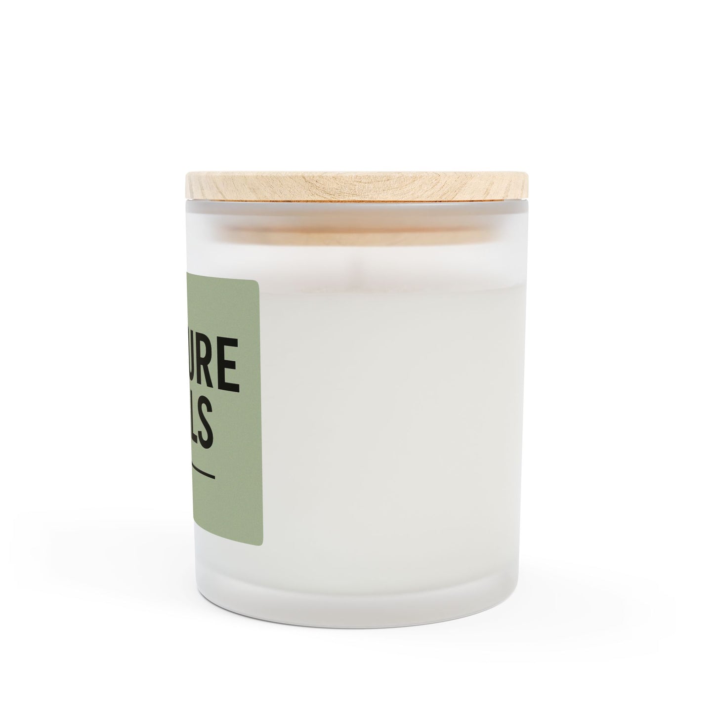 7 Figure Deals Frosted Glass Candle