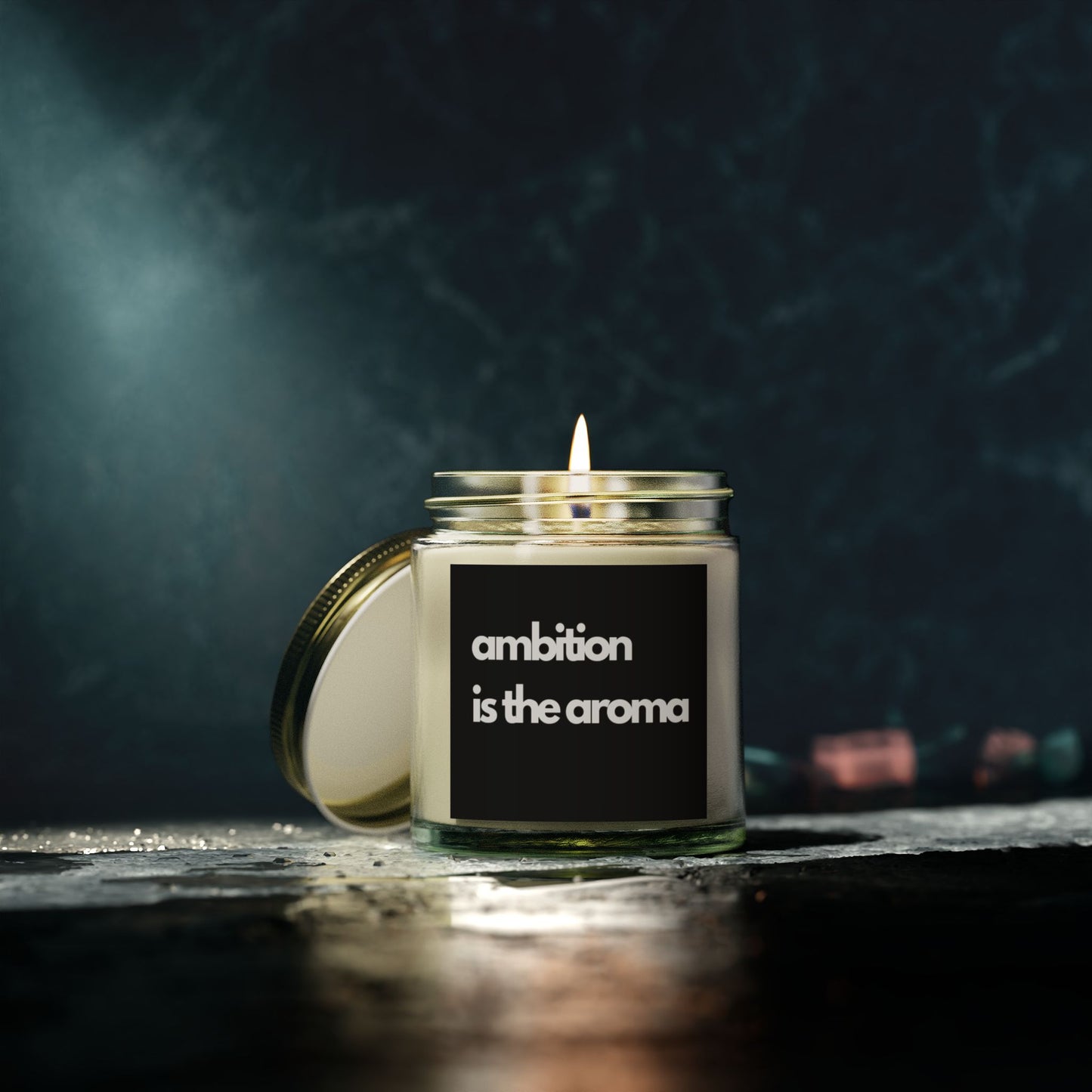 Ambition Is The Aroma Scented Candles, Coconut Apricot Wax