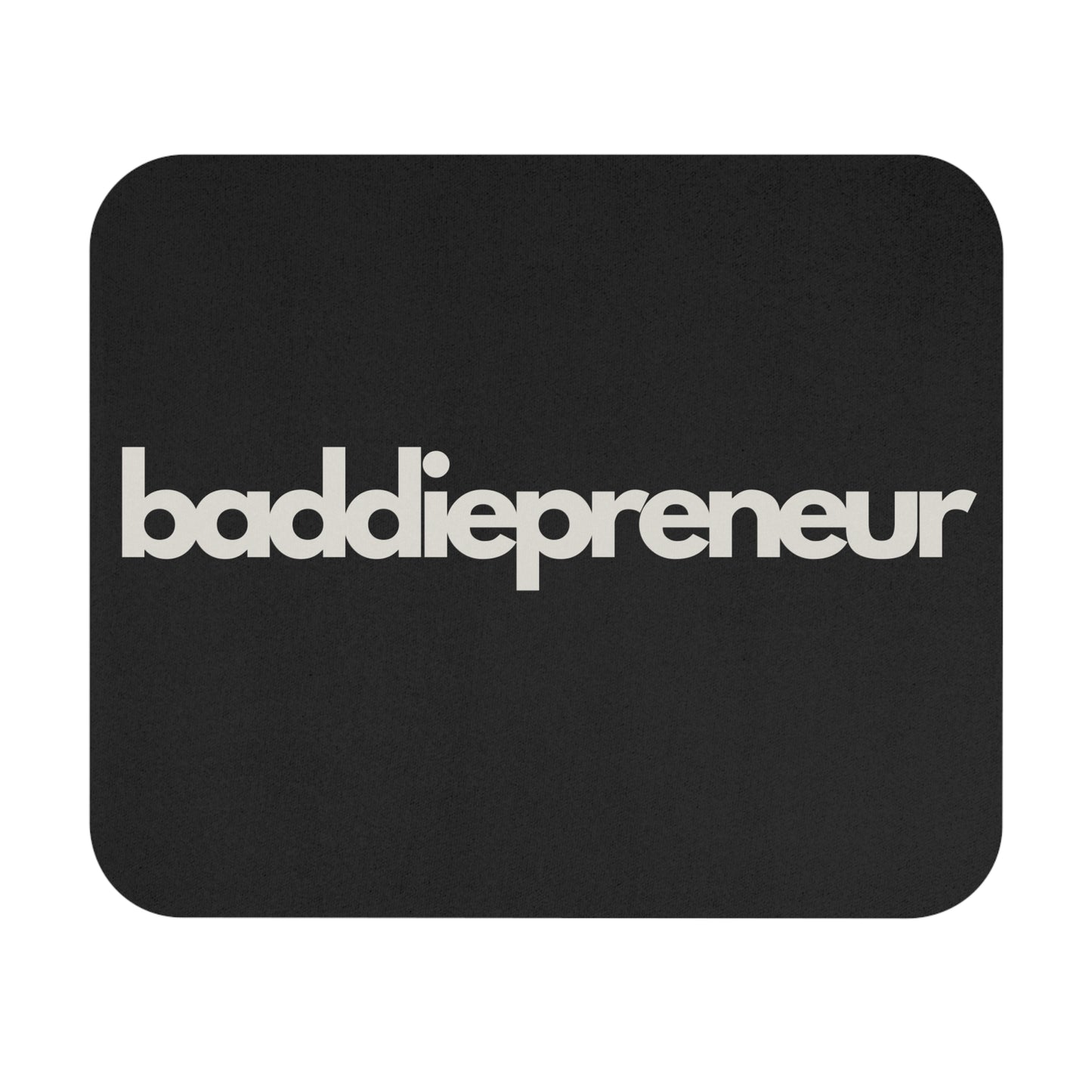 Baddiepreneur Black Mouse Pad (Rectangle)