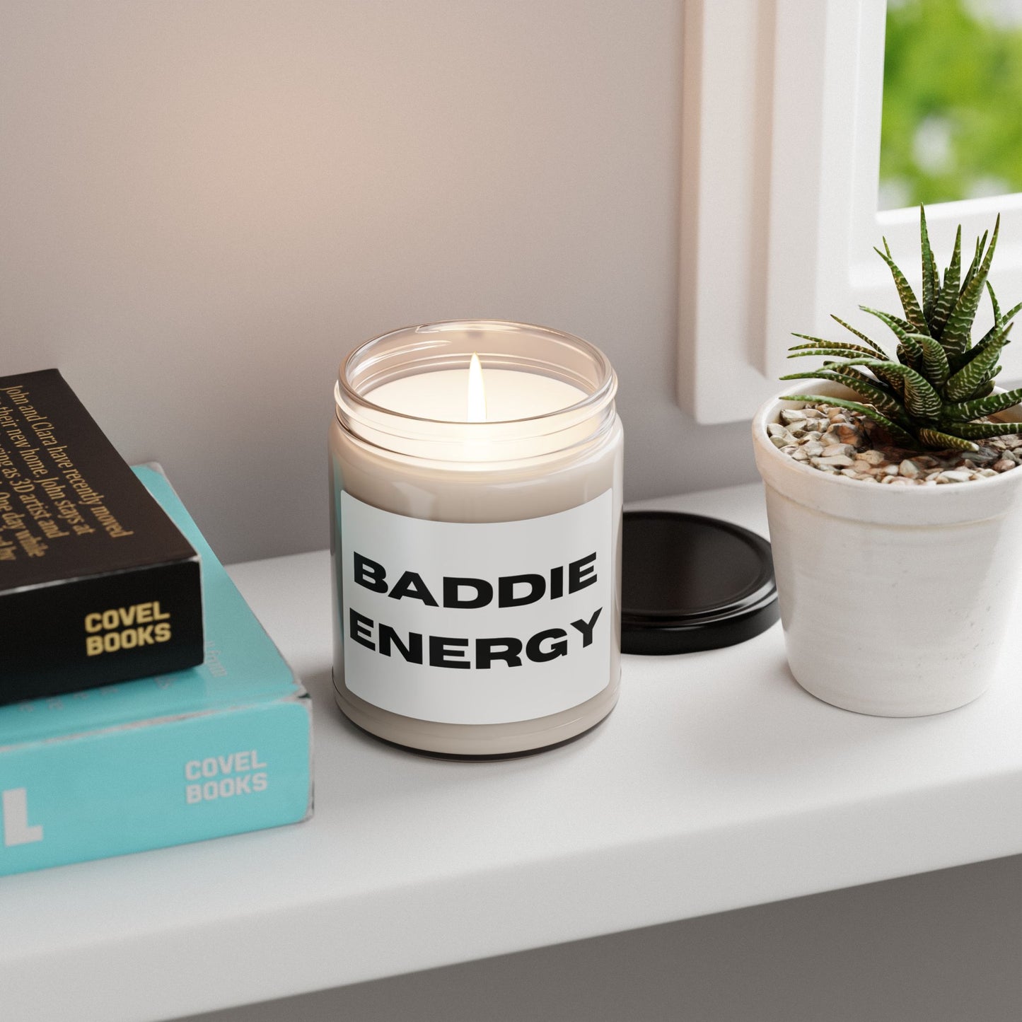Baddie Energy Scented Soy Candle - 9oz Aromatherapy Gift