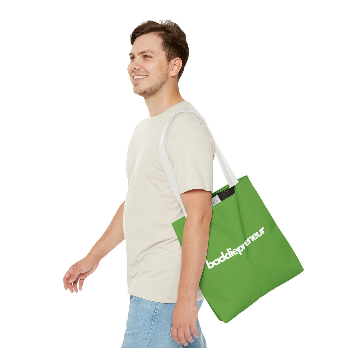 Baddiepreneur Green Tote Bag (AOP)