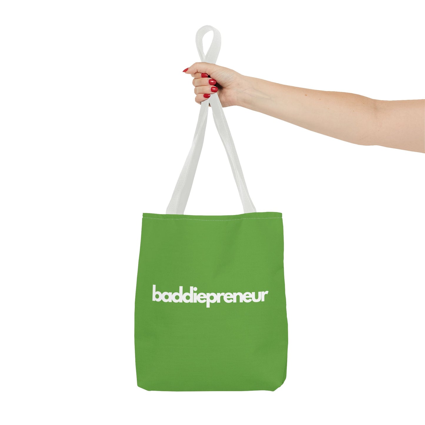 Baddiepreneur Green Tote Bag (AOP)