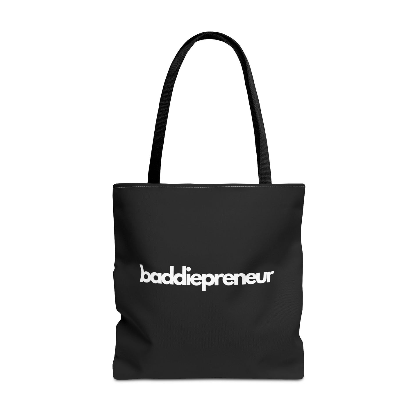 Baddiepreneur Black Tote Bag (AOP)