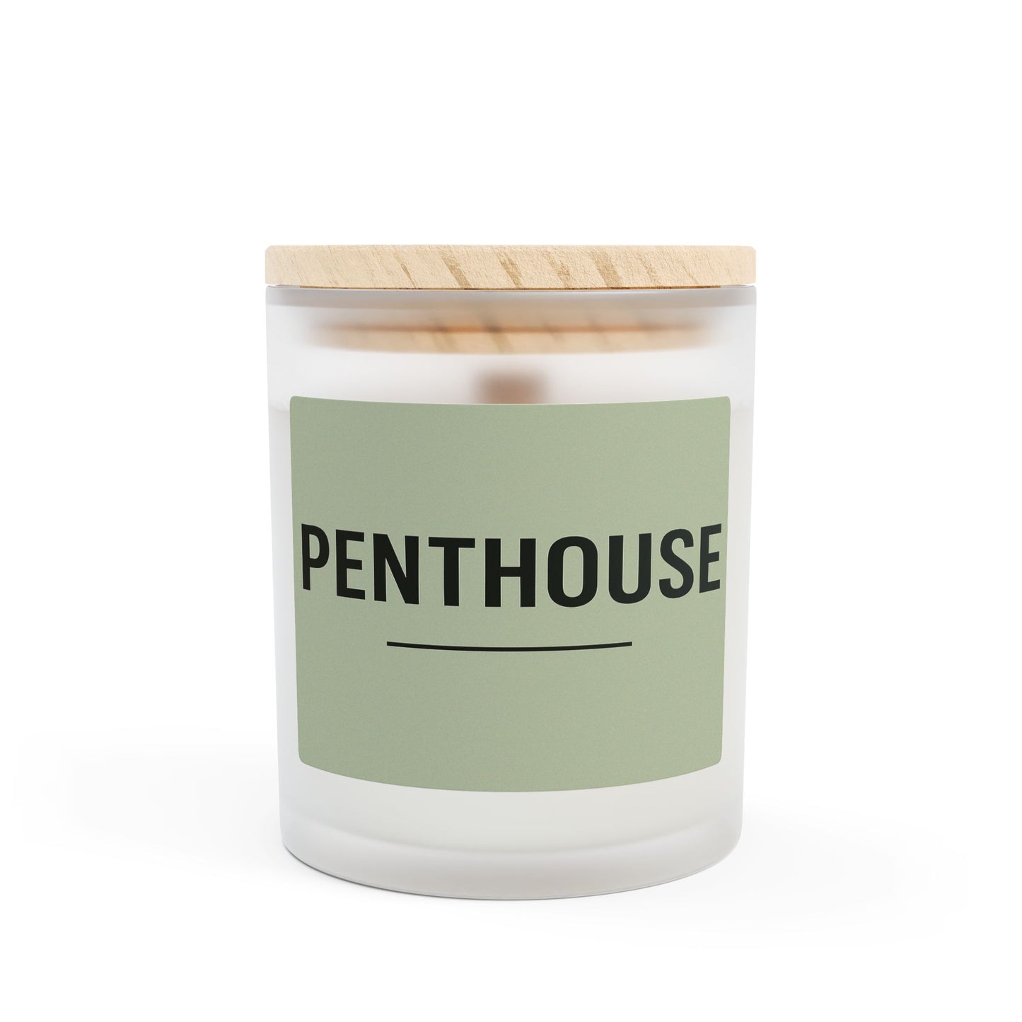 Penthouse Frosted Glass Candle