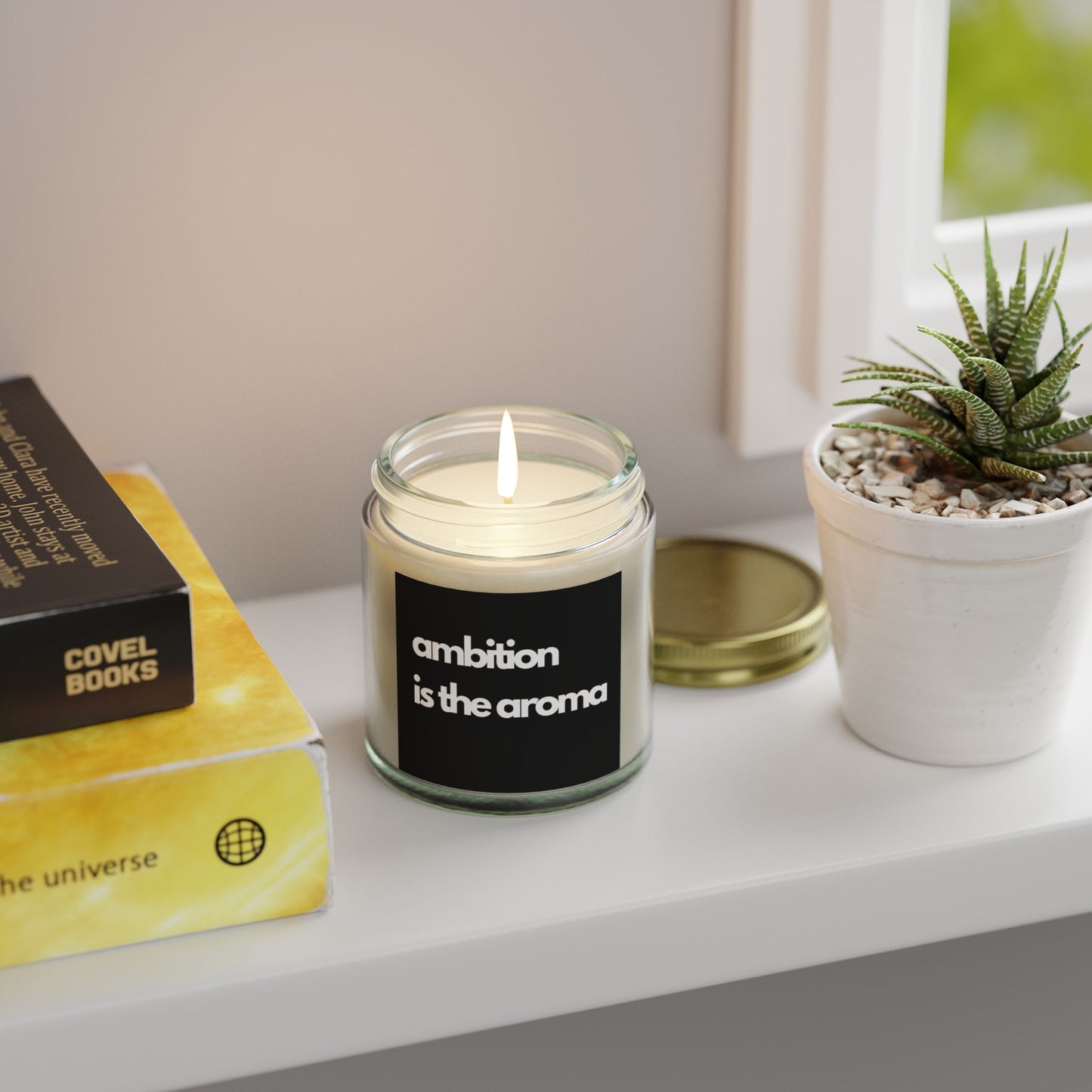 Ambition Is The Aroma Scented Candles, Coconut Apricot Wax