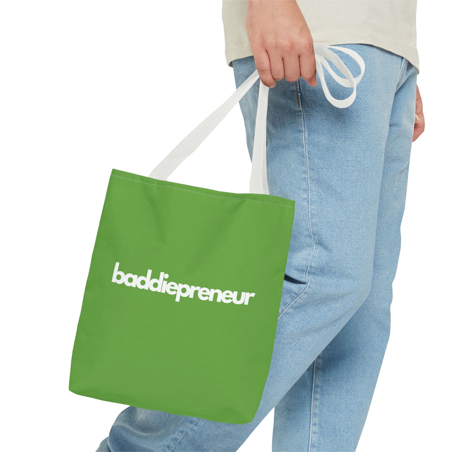 Baddiepreneur Green Tote Bag (AOP)