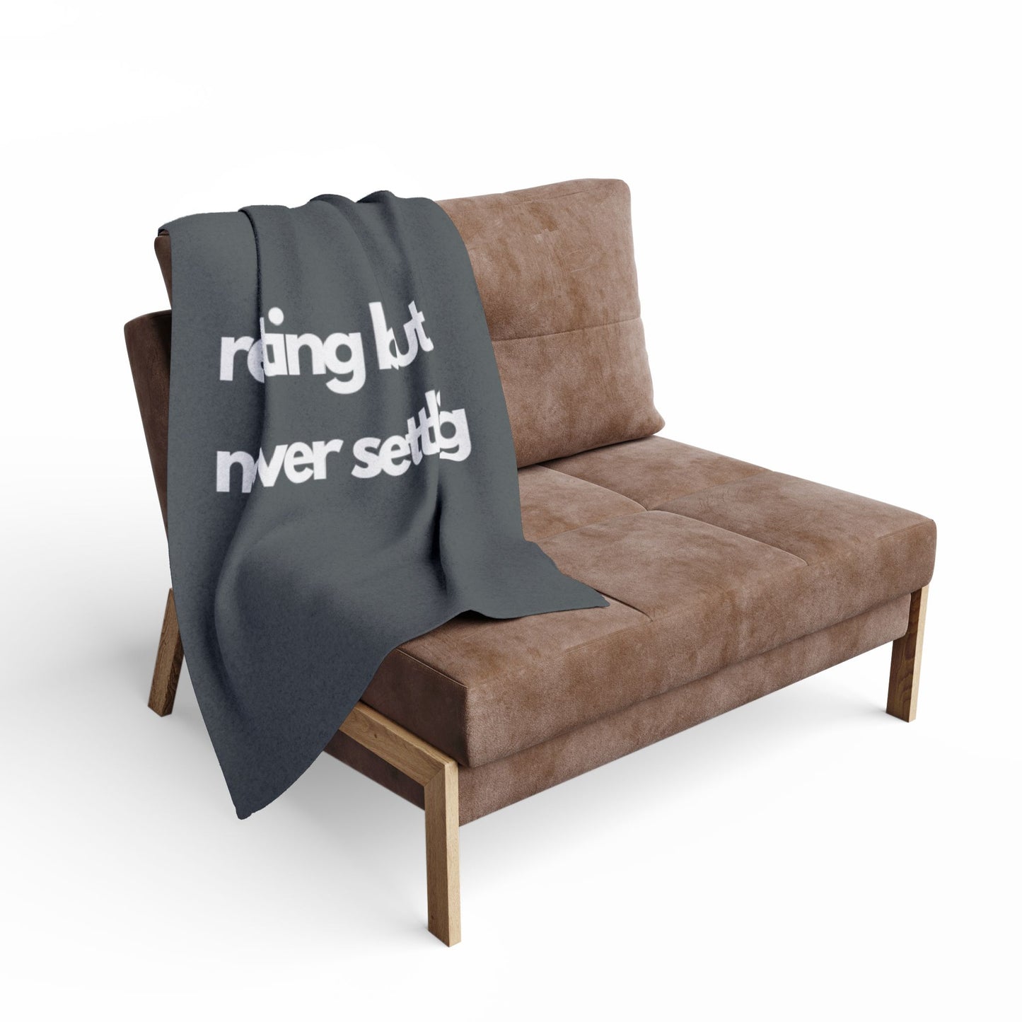 Resting but Never Settling Fleece Blanket