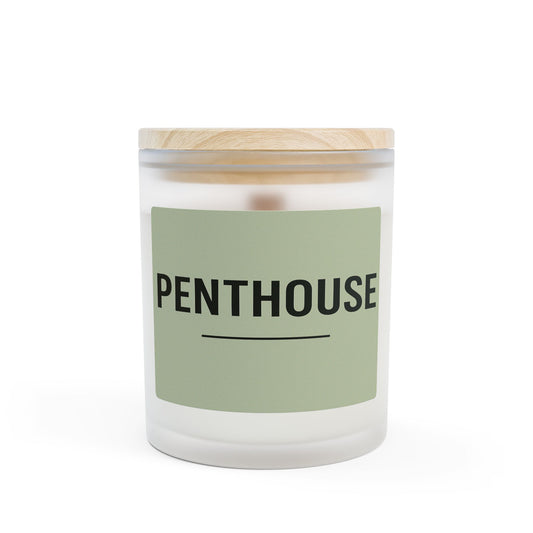 Penthouse Frosted Glass Candle