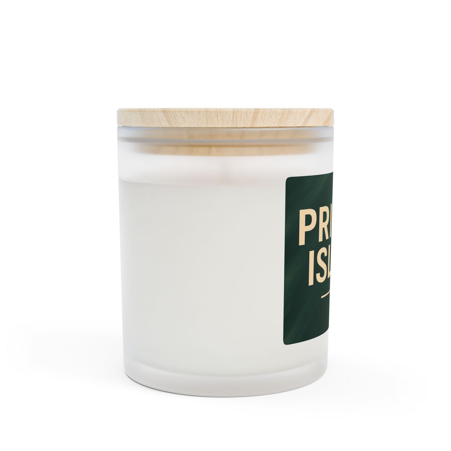 Private Island Frosted Glass Candle