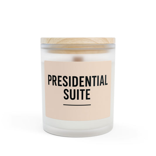 Presidential Suite Frosted Glass Candle