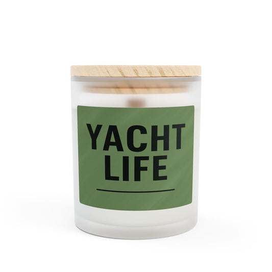 Yacht Life Frosted Glass Candle