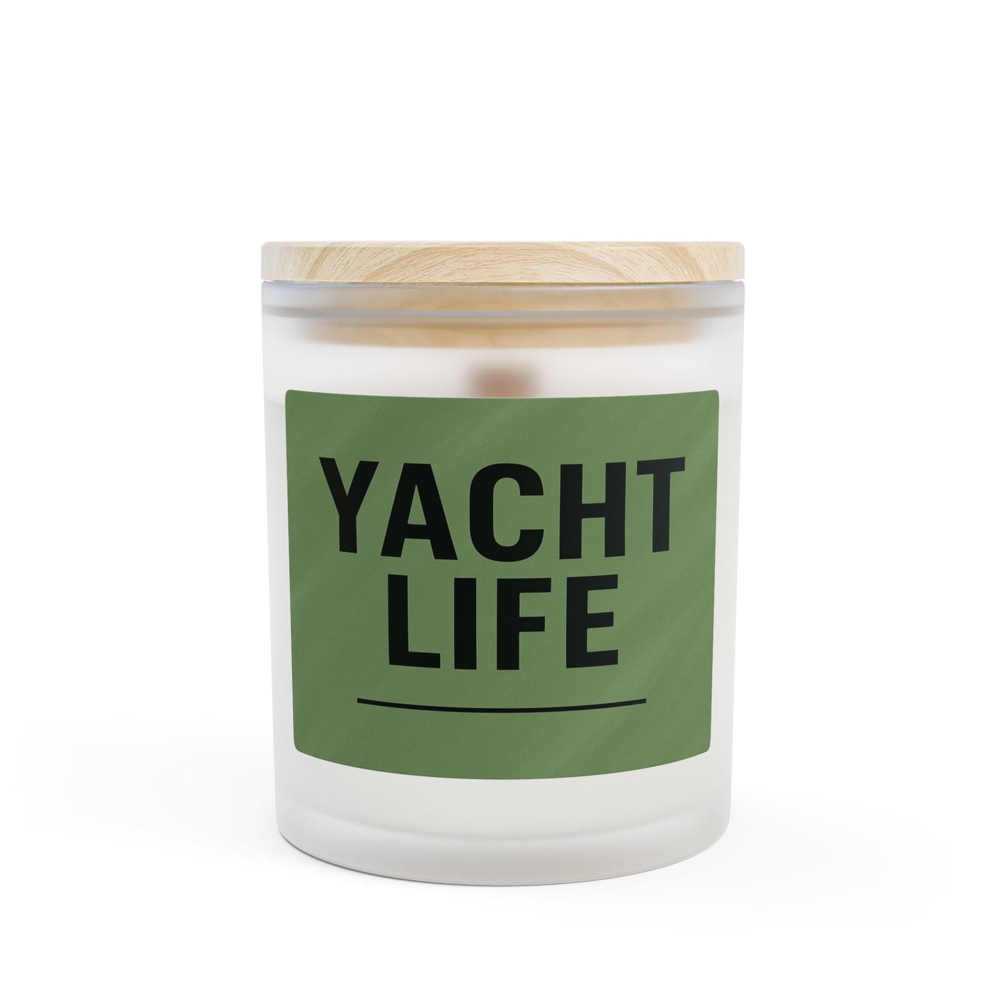 Yacht Life Frosted Glass Candle