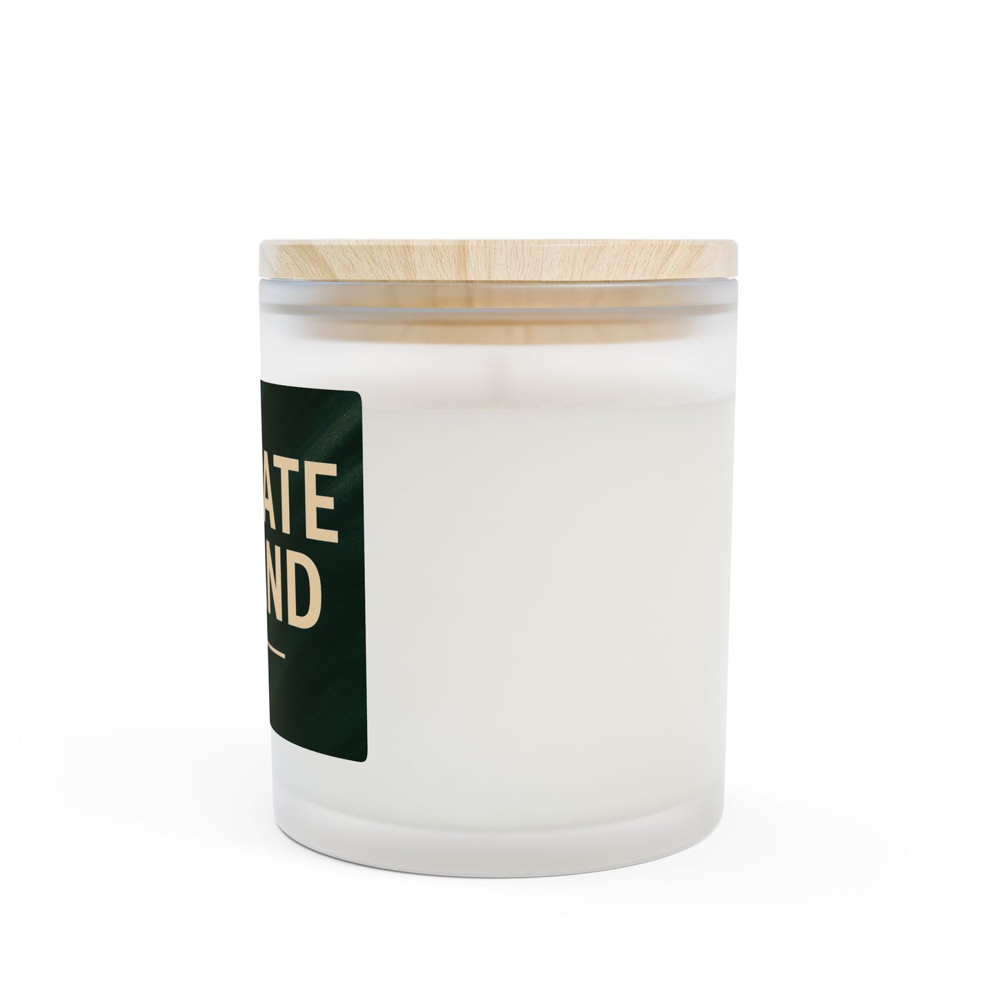 Private Island Frosted Glass Candle
