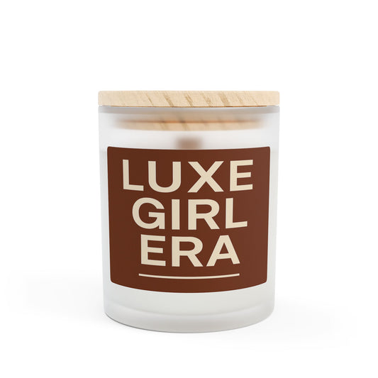 Luxe Girl Era Frosted Glass Candle