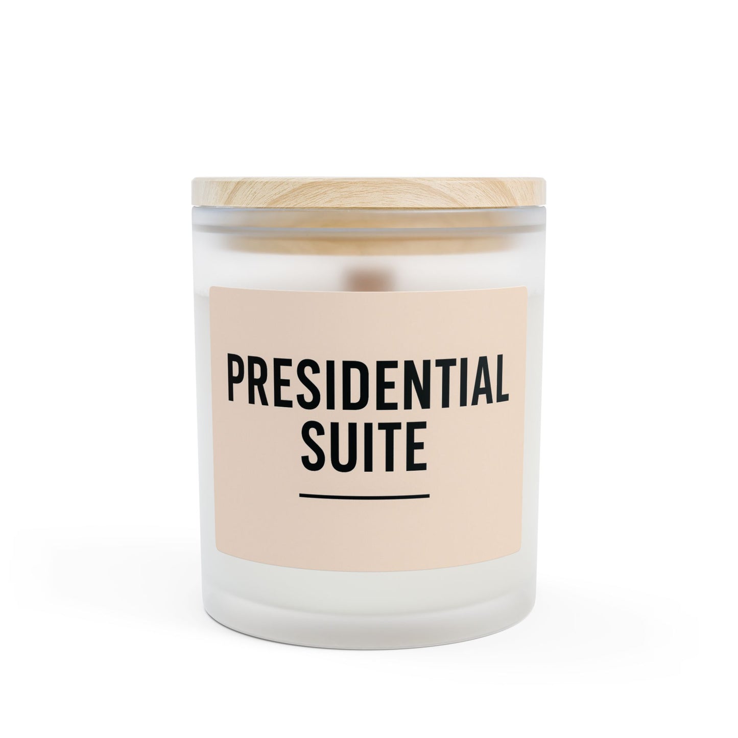 Presidential Suite Frosted Glass Candle