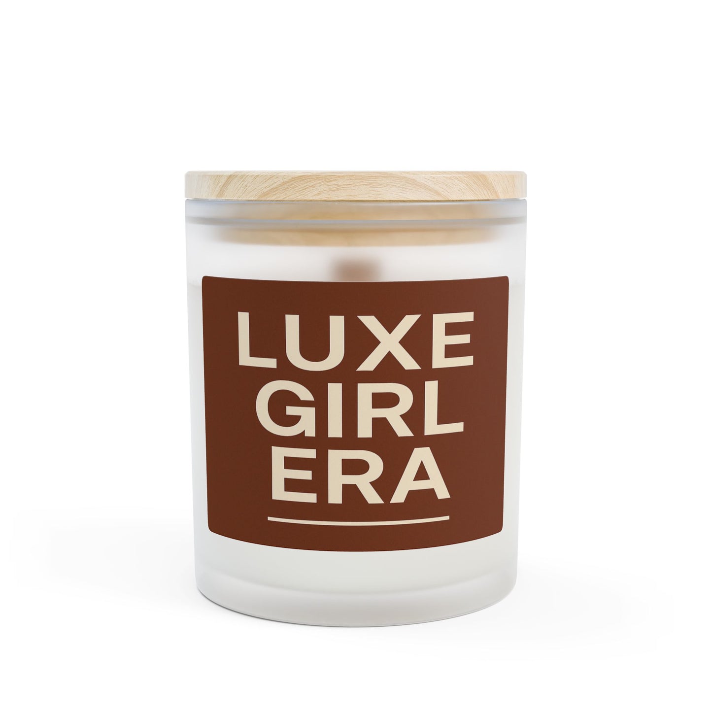 Luxe Girl Era Frosted Glass Candle